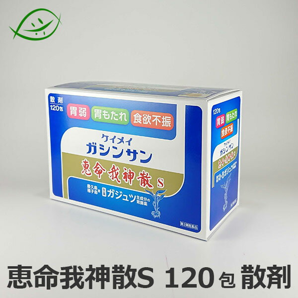 【第2類医薬品】恵命堂　恵命我神散S（散剤）120包　[ けいめいがしんさん/ケイメイガシンサン ] 漢方薬