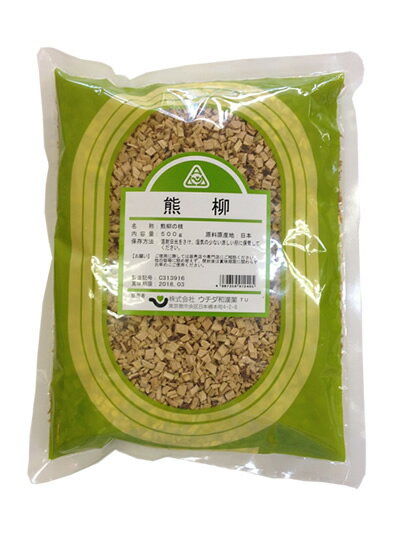 【マラソンクーポン配布】ウチダ和漢薬　熊柳（刻） 500g ［ くまやなぎ/クマヤナギ ］