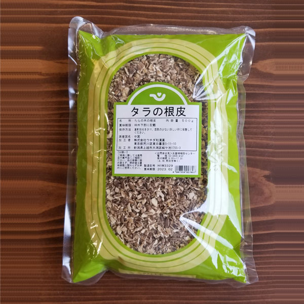 ウチダ和漢薬　タラの根皮（刻）　500g　[ たらのこんぴ　タラノコンピ ]