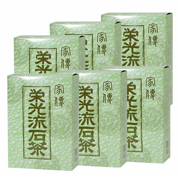 家伝　栄光流石茶　薄緑の箱　6箱セット　さすがちゃ・りゅうせきちゃ・サスガチャ・リュウセキチャ　さすが茶