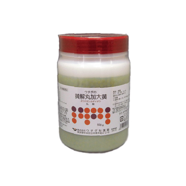【第2類医薬品】ウチダ和漢薬　黄解丸加大黄　500g　[ おうげがんかだいおう/オウゲガンカダイオウ ] 漢方薬