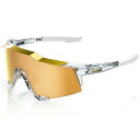 【日本正規販売店】100% ワンハンドレッド スポーツサングラス SPEEDCRAFT Polished Translucent Clear/HiPER Gold Mirror Lens 60007−00052(4)