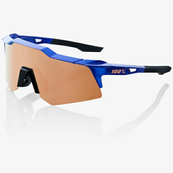 100% ワンハンドレッド スポーツサングラス スピードクラフトXS Gloss Cobalt Blue／HiPER Copper Mirror Lens 60009−00006