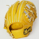 高校野球対応 BanShu(播州)ゴールドラベル 野球 グラブ グローブ 硬式 内野 イエロー BNGK5