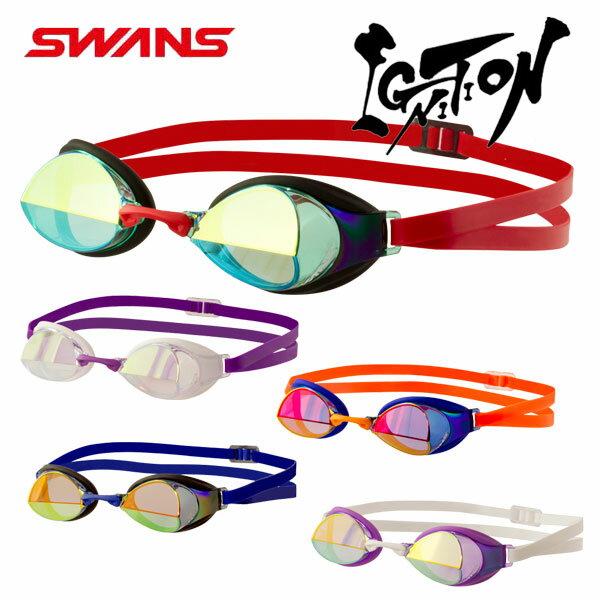 スワンズ IGNITION-M 　自由形専用ミラーモデル(イグニッション) レーシングクッション付き スイミングゴーグル【SWAN】【GOGGLE】