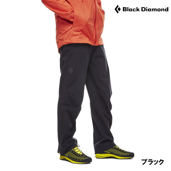 ブラックダイヤモンド メンズ ストームラインストレッチ レインパンツ Black Diamond 登山 トレッキング