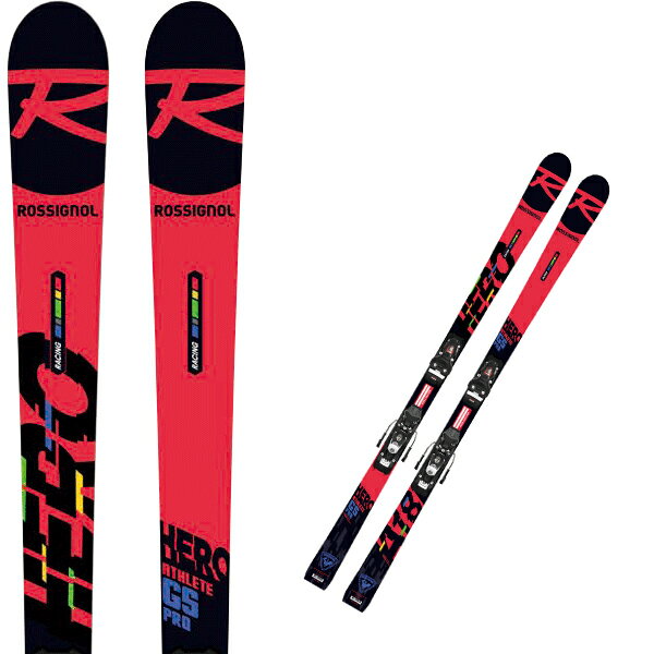 2021/2022モデル ロシニョール スキー板 HERO ATHLETE GS PRO (R21 PRO) NX10 GW B73 BLACK/ICON