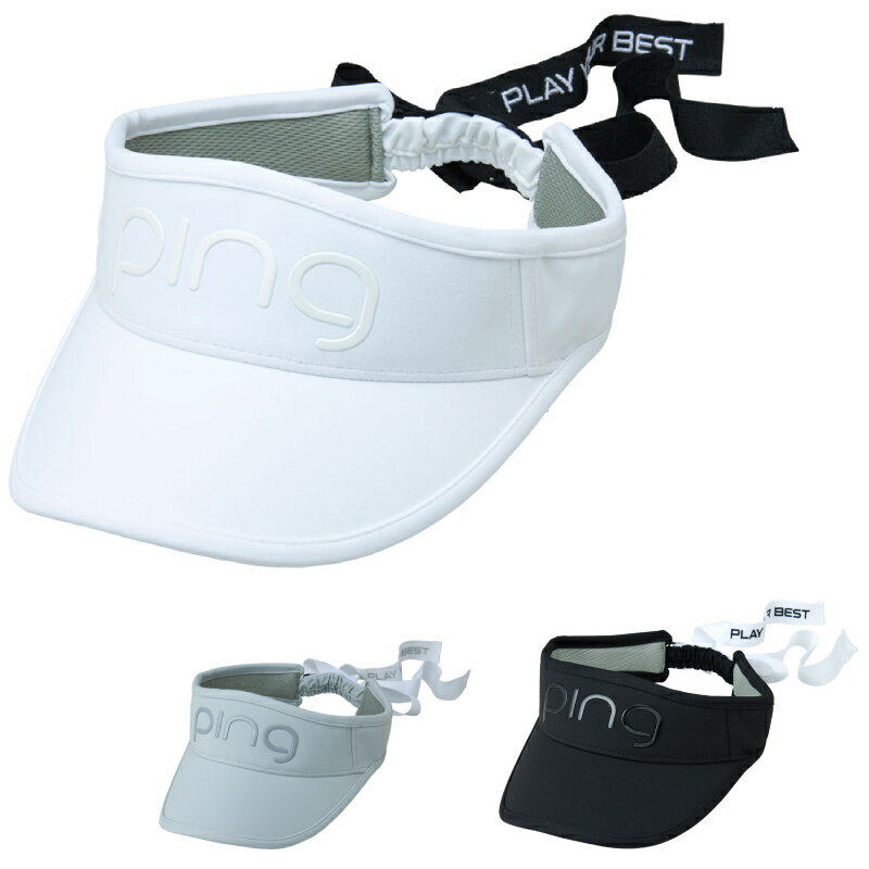 PING ピンゴルフ レディース HW-L2504 クールリボンバイザー ポイント10倍