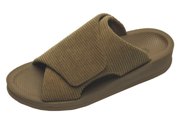 【SIDAS】【安心！日本正規商品】2025年秋冬モデル シダス ウチッパ UTIPPA 3Dサンダル 室内履き ルームシューズ 一般医療機器 コーデュロイ モカ 2025006【ウォーキングシューズ以外との同梱は出来ません】