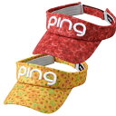 PING ピンゴルフ レディース HW-A2207 ブルームインザデザートバイザー ポイント10倍