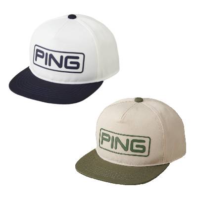 ピン PING ピンゴルフ HW-P2408 ウォーターリプレントフラットビル キャップ 帽子 ポイント10倍