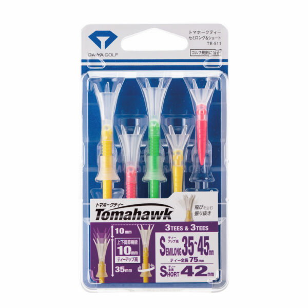 ダイヤゴルフ トマホークティー セミロング＆ショート
