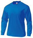 ウンドウ wundou P-175J オールスポーツ Tシャツ タフドライ長袖Tシャツ ブルー