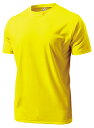 ウンドウ wundou P-330 オールスポーツ Tシャツ ドライライトTシャツ イエロー