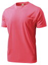 ウンドウ wundou P-330-4XL オールスポーツ Tシャツ ドライライトTシャツ 蛍光ピンク