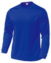 ウンドウ wundou P-350 オールスポーツ Tシャツ ドライライト長袖Tシャツ ロイヤル