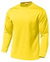 ウンドウ wundou P-350J オールスポーツ Tシャツ ドライライト長袖Tシャツ イエロー