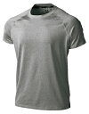 ウンドウ wundou P-810J フィットネス Tシャツ フィットネスストレッチTシャツ ブラックMIXW