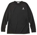ルコック le coq sportif QMMUJB30Z マルチトレ-ニング トップス単品(シャツ長) エコペットロングスリーブシャツ ブラック
