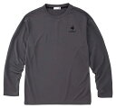 ルコック le coq sportif QMMUJB30Z マルチトレ-ニング トップス単品(シャツ長) エコペットロングスリーブシャツ チャコール