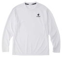 ルコック le coq sportif QMMUJB30Z マルチトレ-ニング トップス単品(シャツ長) エコペットロングスリーブシャツ ホワイト