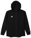 チャンピオン CHAMPION C3-VS110 ATHLETIC WEAR HOODED SWEAT SHI ZIP HOODED SWEATSHIRT ブラック
