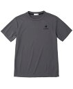 ルコック le coq sportif QMMTJA30Z マルチトレ-ニング トップス単品(シャツ短) エコペットショートスリーブシャツ チャコール