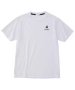 ルコック le coq sportif QMMTJA30Z マルチトレ-ニング トップス単品(シャツ短) エコペットショートスリーブシャツ ホワイト