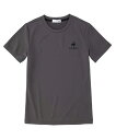ルコック le coq sportif QMWTJA30Z マルチトレ-ニング トップス単品(シャツ短) エコペットショートスリーブシャツ チャコール