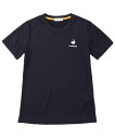 ルコック le coq sportif QMWTJA30Z マルチトレ-ニング トップス単品(シャツ短) エコペットショートスリーブシャツ ネイビー