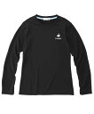 ルコック le coq sportif QMWTJB30Z マルチトレ-ニング トップス単品(シャツ長) エコペットロングスリーブシャツ ブラック(4)