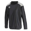 アンブロ umbro UBA4040 サッカー トップス ウインドピステトップ ブラック×シルバー