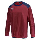 アンブロ umbro UBA4040 サッカー トップス ウインドピステトップ ディープレッド×ネイビー