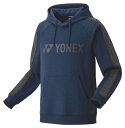 ヨネックス YONEX 30078 テニス・バドミントン ウエア(ユニ) ユニパーカー グレイッシュネイビー