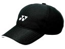 ヨネックス YONEX 40002J テニス・バドミントン 帽子・サンバイザー ジュニアメッシュキャップ ブラック