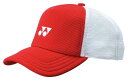ヨネックス YONEX 40007 テニス 帽子・サンバイザー メッシュキャップ ユニセックス レッド