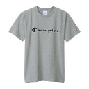 チャンピオン CHAMPION C3-X358 CASUAL WEAR HALF SLEEVE T-SH SHORT SLEEVE POC オックスフォードグレー
