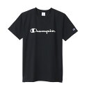 チャンピオン CHAMPION C3-X358 CASUAL WEAR HALF SLEEVE T-SH SHORT SLEEVE POC ブラック