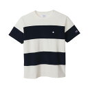 チャンピオン CHAMPION C3-X360 CASUAL WEAR HALF SLEEVE T-SH PANEL SHORT SLE ネイビー