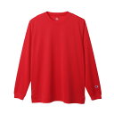 チャンピオン CHAMPION C3-XS491 ATHLETIC WEAR LONG SLEEVE T-SH LONG SLEEVE T-SH スカーレット
