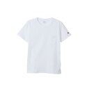 チャンピオン CHAMPION CW-X336 CASUAL WEAR HALF SLEEVE T-SH POCKET T-SHIRT ホワイト