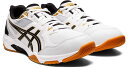 アシックス asics 1073A053 FWバレ-ボ-ル シューズ(メンズ) GEL-ROCKET 10 WHITE/BLACK