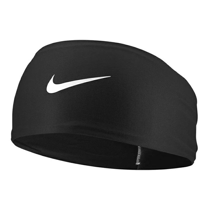 ナイキ DriFitフューリーワイドヘッドバンド ブラック/ホワイト BN3054-027