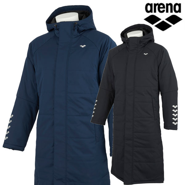アリーナ arena 中綿ロングコート メンズ 男性用 かっこいい レディース 女性用 スイミングのサムネイル