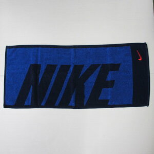 ナイキ NIKE ジャガード タオル ミディアム 35cm×80cm TW2514 (444)ブルーボイド/シグナルブルー