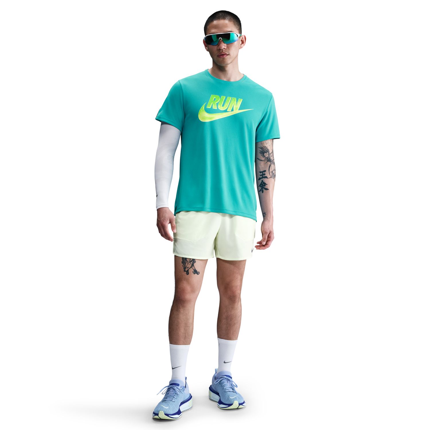 NIKE ナイキ マイラー ラン エナジー メンズ Dri-FIT ショートスリーブ ランニングトップ Tシャツ