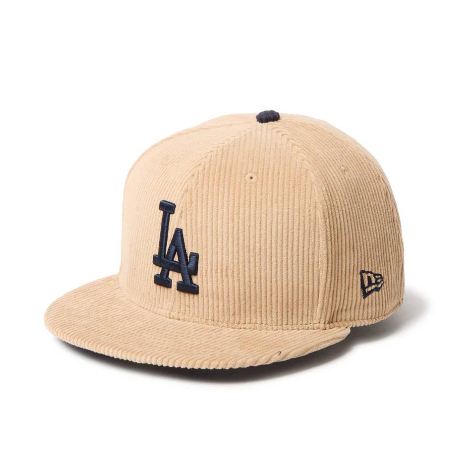 ニューエラ　NEWERA 59FIFTY Corduroy コーデュロイ ロサンゼルス・ドジャース ベージュ　14668155