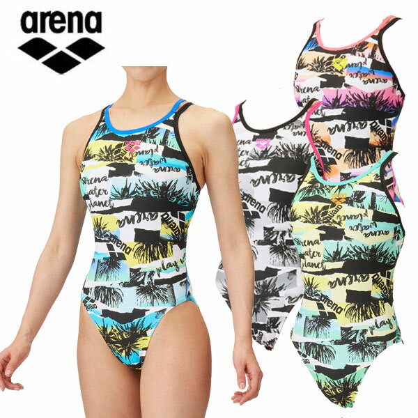 アリーナ レディース トレーニング水着 トレーニングワンピース(オープンバック)AS5SWM26L 女性用 タフスーツ 長持ち 練習用