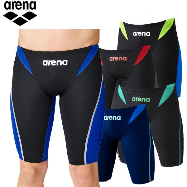 【店内2点以上で最大P10倍※要エントリー】arena アリーナ ARN-1011M 水泳 WA承認 メンズ 競泳水着 ハーフスパッツ ハーフスパッツ ブラック/レッド ARN-1011M