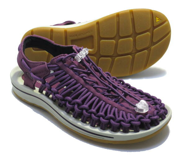 正規品 KEEN UNEEK キーン ユニーク レディース サンダル PRUNE PURPLE/PRUNE PURPLE 1026870 【ウォーキングシューズ以外との同梱はできません】